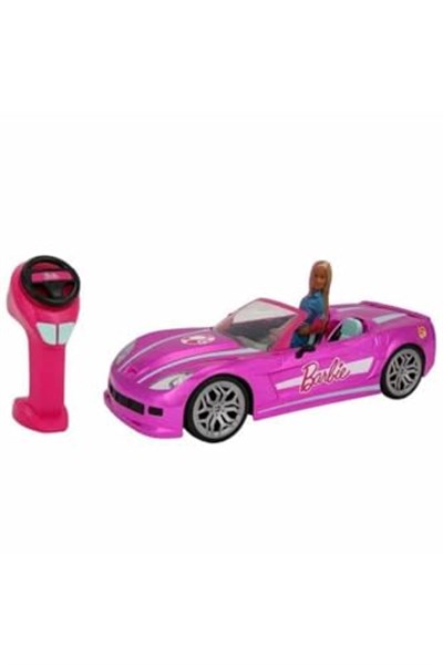 Mondo Motors Sun-Mon-Mmt-R/C F/F Barbie Convertible Rüya Arabası 2.4 Ghz, Işıklı, 42 Cm (Brb) Pembe