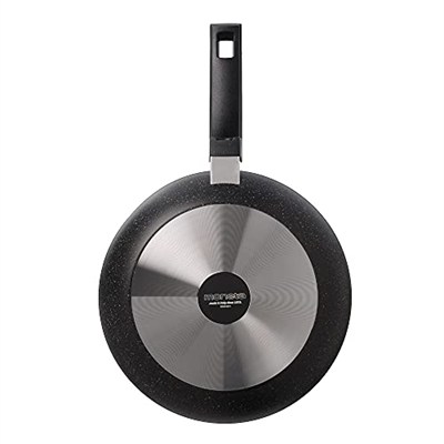 Moneta Etnea Artech Stone Ultra - Alüminyum Kızartma Tavası, Yapışmaz Kaplama, Siyah, 28 cm
