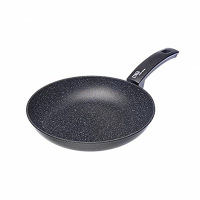 Moneta Etnea Artech Stone Ultra - Alüminyum Kızartma Tavası, Yapışmaz Kaplama, Siyah, 28 cm