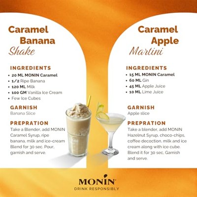 Monin Caramel Karamel Şurubu 700 ml