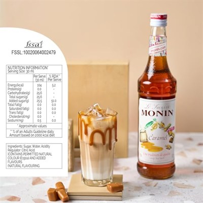 Monin Caramel Karamel Şurubu 700 ml