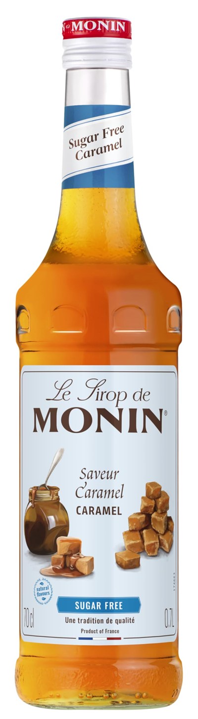 Monin Şekersiz Karamel Kahve & Kokteyl Şurubu, 700 ml