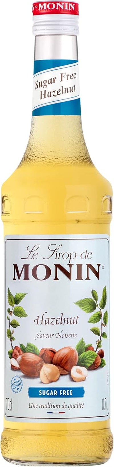 Monin Sugar Free Hazelnut 700 Ml Glass Kahve & Kokteyl Şurubu
