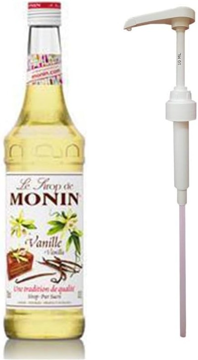 Monin Vanilya 700 ml Şurup + Monin Şurup Pompası