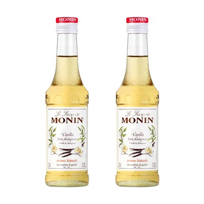 Monin Vanilya Şurubu 250 ml 2li Set