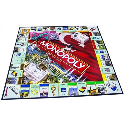 Monopoly Türkiye Sürümü Kutu Oyunu | Aileler ve Çocuklar İçin Eğlenceli Oyun | 8 Yaş ve Üzeri | 2-6 Oyuncu