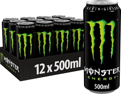 Monster Enerji İçeceği Kutu 12x500 ml