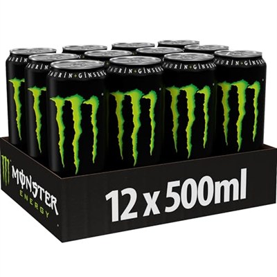 Monster Enerji İçeceği Kutu 12x500 ml