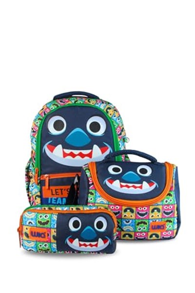 Monster Erkek Çocuk Çanta Seti