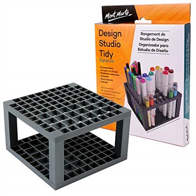 Mont Marte Signature Design Studio Tidy Kalem ve Fırça Tutucu Boya Fırçaları, Kalemler, Keçeli Kalemler, Kalemler için Mükemmel Sanat Stüdyosu Organizasyonu Sağlar. - Seçenekler: 1 PACK, Large size