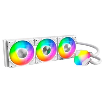 MONTECH HyperFlow ARGB 360 - AIO CPU Sıvı Soğutucu, Intel&AMD Uyumlu, Grafik Üstü Performans, Gelişmiş 3100RPM Su Pompası Tasarımı, 3X Me - Bedenler: 120mm, 360mm, AX 3ü 1 Arada Paket, HyperFlow ARGB