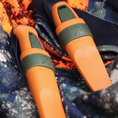 Morakniv® Eldris with Belt Loop (S) Olive Green/Burnt Orange -Mora Bıçak-