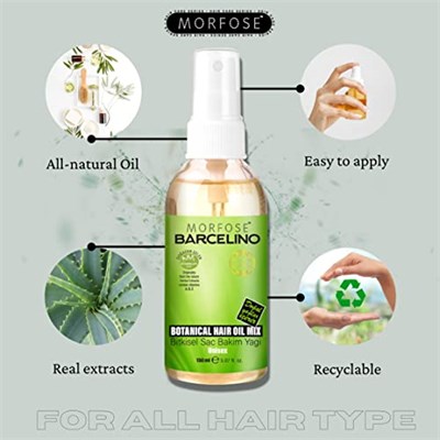 MORFOSE BEBAK Barcelıno Saç Bakım Yağı 150 Ml. 1 Paket (1 x 1 Adet)
