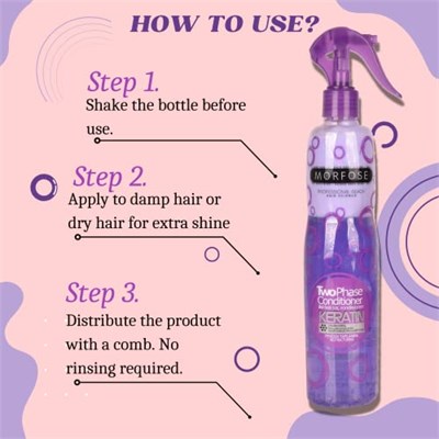 Morfose Çift Fazlı Fön Suyu Keratin 400 ml