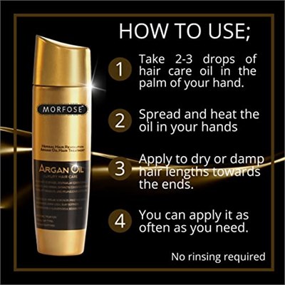 MORFOSE Luxury Hair Care Argan Oıl 100Ml 1 Paket (1 x 1 Adet)