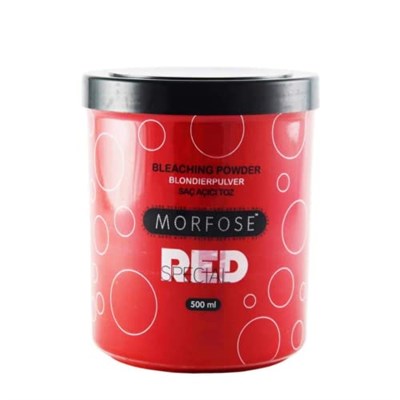 Morfose Profesyonel Ağartma Tozu 450 g / 15,8 oz Kırmızı Ağartma Tozu Kuaför Malzemeleri Saç Parlaklaştırıcı Salon Kuaför Ağartıcı