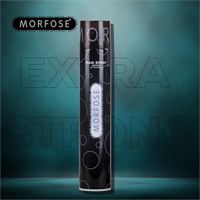 Morfose Saç Spreyi Extra Strong Siyah 400 Ml-Ekstra Güçlü Kalıcı Tutuş