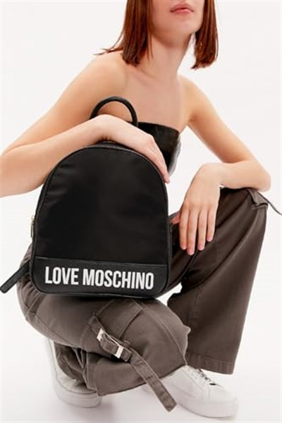 Moschino Borsa Donna Love zaino naylon/ecopelle nero BS24MO123 JC4251PP0IKE100A