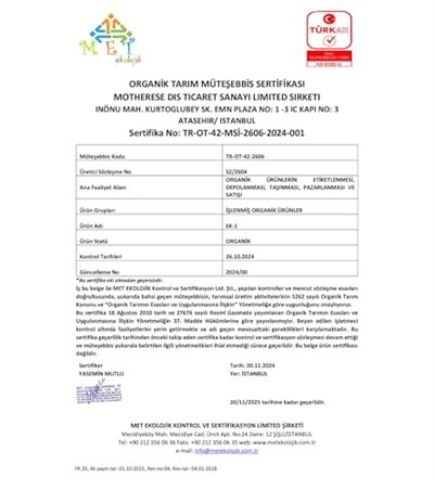 Motherese Organik Bebek Muhallebi Karışımı 330gr - Motherese Organik Muhallebi Karışımı 330 gr - Muhallebi karışımı 330 gr