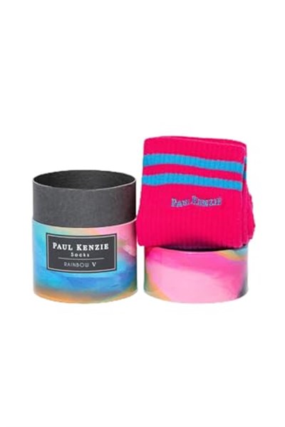 Motley Socks Unisex Nakışlı Uzun Tenis Çorap - Rainbow 5
