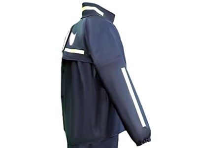 MOTORCU YAĞMURLUK KURYECİ YAĞMURLUK SU GEÇİRMEZ YAĞMURLUK PVC MOTORCU FERMUARLI (Siyah / S) S