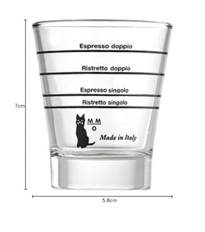 Motta Barista Cam Kahve Bardakları, Şeffaf, 6 Adet (Tekli Paket)