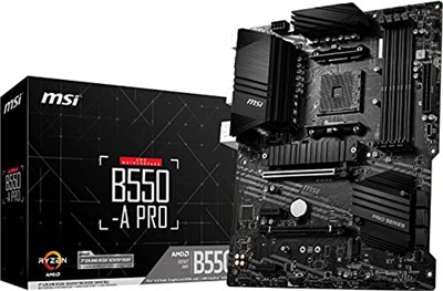 MSI B550-A Pro AM4 DDR4 Bellek 4400(OC) HDMI DP M.2 USB3.2 ATX