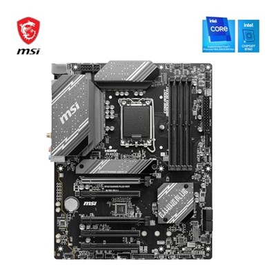 MSI B760 GAMING PLUS WIFI DDR5 Intel B760 Soket 1700 DDR5 6800(OC) MHz mATX Gaming (Oyuncu) Anakart - Seçenekler: DDR5, PRO B760-P WIFI DDR4, B760 Gaming Plus WiFi...