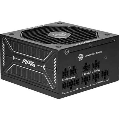 MSI MAG A750GLS PCIE5 ATX V3.1 750W PCIE 5.1 READY 80+ GOLD POWER SUPPLY