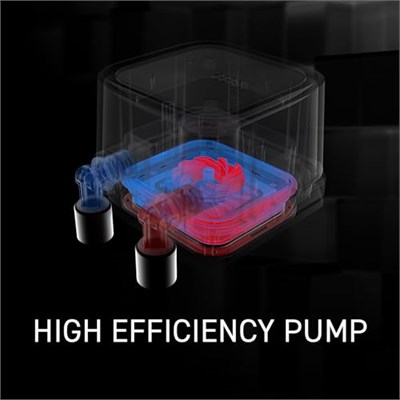 MSI MAG Coreliquid A13 240 - AIO ARGB Sıvı İşlemci Soğutucu - 240mm Radyatör - LGA 1851 Soket Desteği - Çift 120mm ARGB PWM Fan, Siyah