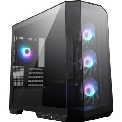 MSI MAG PANO M100R PZ TEMPERLİ CAM 3X120MM 1X120MM ARGB FAN MATX PANORAMİK GAMİNG BİLGİSAYAR KASASI