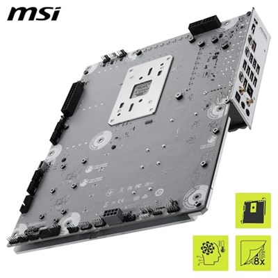MSI MAG X870E TOMAHAWK MAX WIFI PZ AM5 DDR5 8400MHZ(OC) USB4 4x M.2 HDMI 2X DP 40 Gbps 5G LAN WIFI 7 RGB ATX