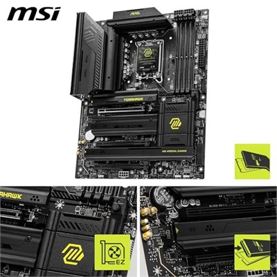 MSI, Mag Z890 Tomahawk Wifi Soket 1851 Ddr5 9200Mhz(oc) Usb 20Gbps 4Xm.2 2Xtb4 Hdmi Display 5G Lan Wifi 7 Atx, 7E32-001R