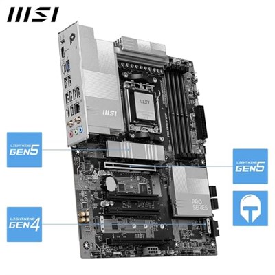 MSI PRO X870-P WIFI AMD X870 Soket AM5 DDR5 8200(OC) MHz ATX Gaming (Oyuncu) Anakart