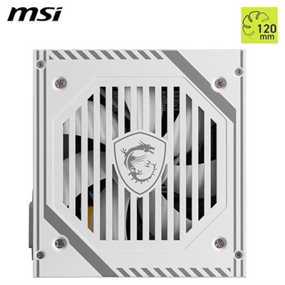 MSI PSU MAG A650BNL WHITE 650W 80+ BRONZE POWER SUPPLY