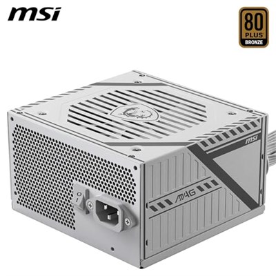 MSI PSU MAG A650BNL WHITE 650W 80+ BRONZE POWER SUPPLY