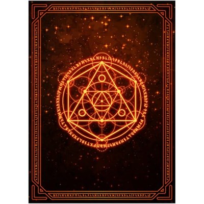 MTG Kart Kılıfları (Kırmızı Arcane) 105li Paket - Pürüzsüz Karıştırıcı MTG Kollar 100 Mikron Kalınlık -66 mm x 90 mm Magic the Gathering Kart Kılıfları