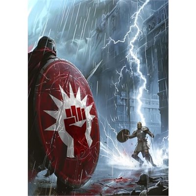 MTG (Kırmızı/Beyaz Asker) - 100 karat Mat TCG Kart Sanat Kolları Ai Armor