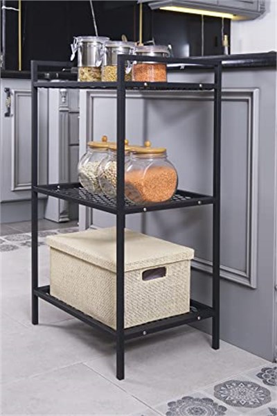 Mudesa MDS3TELS001 Metal Mutfak Malzeme Dolabı Metal Organizer Dekoratif Çok Amaçlı Raf
