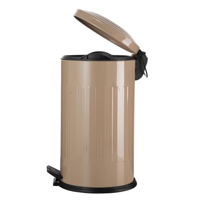Mudo Home 16 Lt Pedalli Vintage Çöp Kovasi Bej