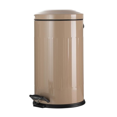Mudo Home 16 Lt Pedalli Vintage Çöp Kovasi Bej