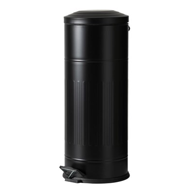 Mudo Home 27lt Pedalli Vintage Çöp Kovasi Si̇yah