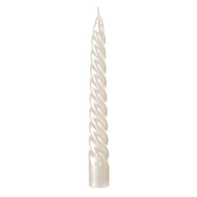Mudo Home 2li̇ Burgulu Şamdan Mum Sedef 18cm