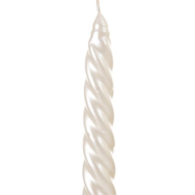 Mudo Home 2li̇ Burgulu Şamdan Mum Sedef 18cm