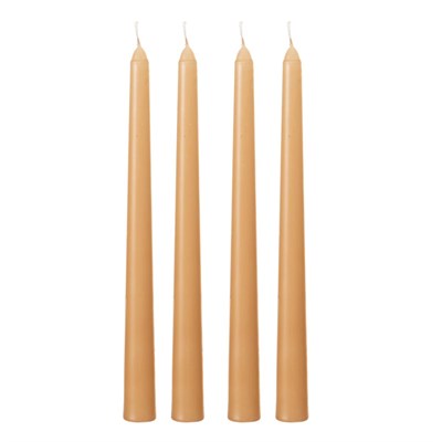 Mudo Home 4lü Şamdan Mum Bej 25cm