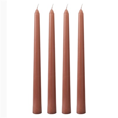 Mudo Home 4lü Şamdan Mum Latte 25cm