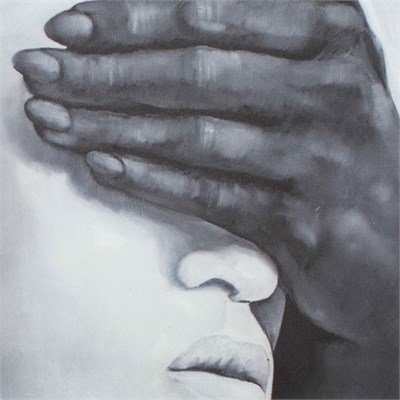 Mudo Home Abstract Women In White Yağli Boya Tablo 120x120 Cm