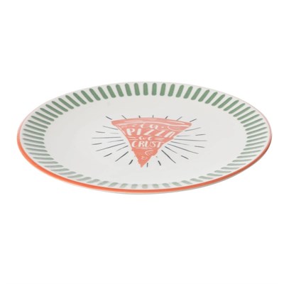 Mudo Home Agen Pi̇zza Tabaği 32cm - Yeşi̇l