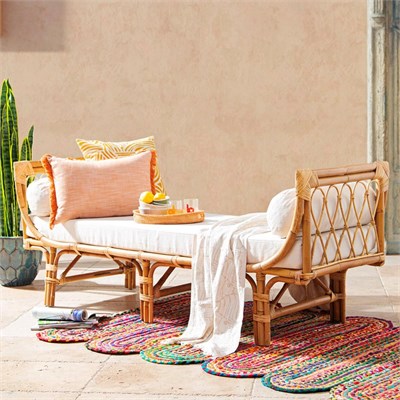 Mudo Home Alba Wave Kirlent Hardal 50x50 Cm