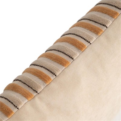 Mudo Home Alice Çi̇zgi̇li̇ Kirlent Hardal 30x50